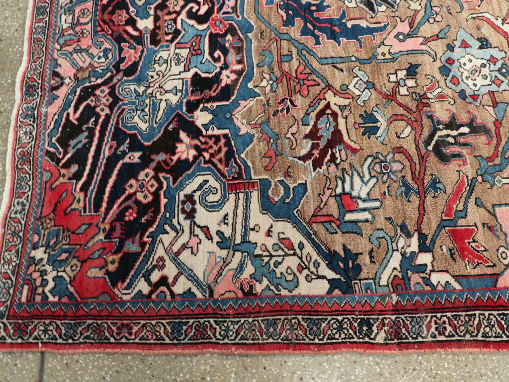 Antique Persian Bidjar Wagireh Sampler Rug, No.29627 - Gss