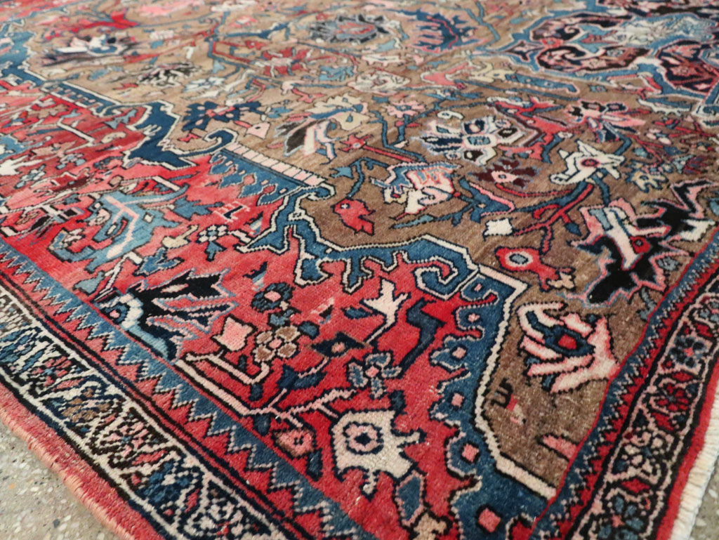 Antique Persian Bidjar Wagireh Sampler Rug, No.29627 - Gss