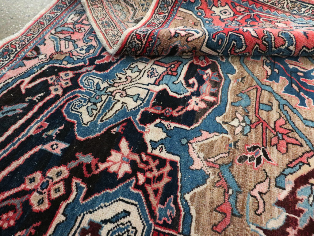 Antique Persian Bidjar Wagireh Sampler Rug, No.29627 - Gss