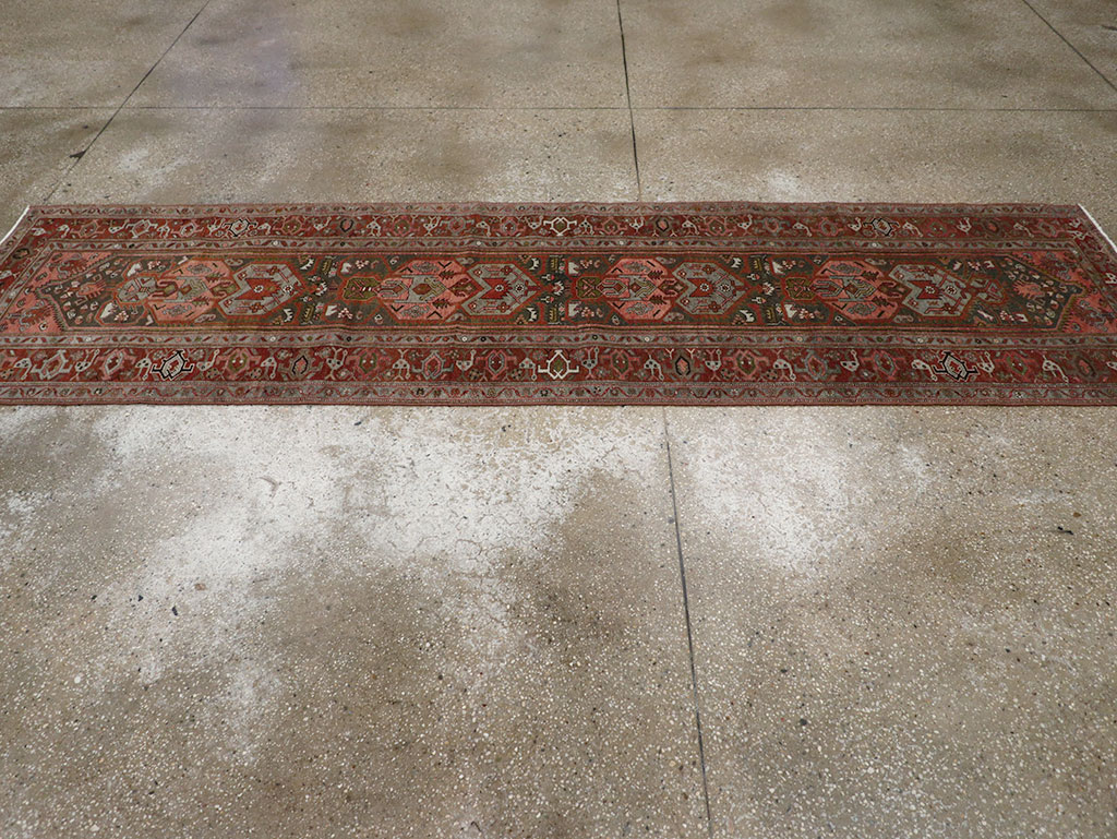 Antique Persian Malayer Runner, No.29629 - Gss