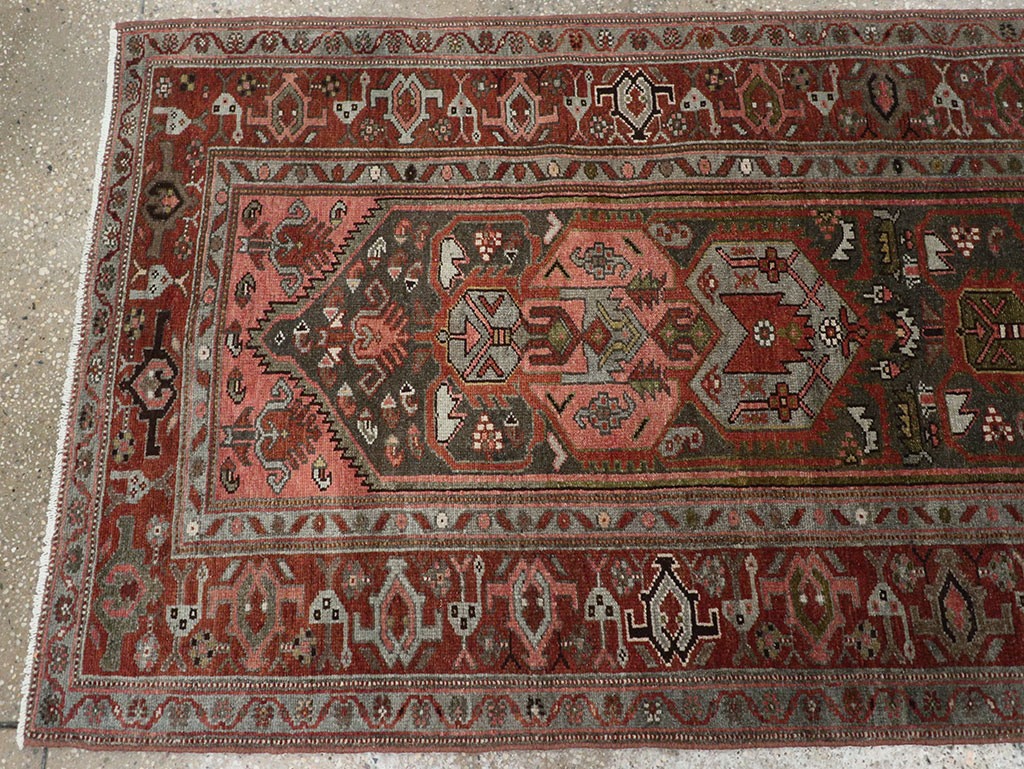 Antique Persian Malayer Runner, No.29629 - Gss