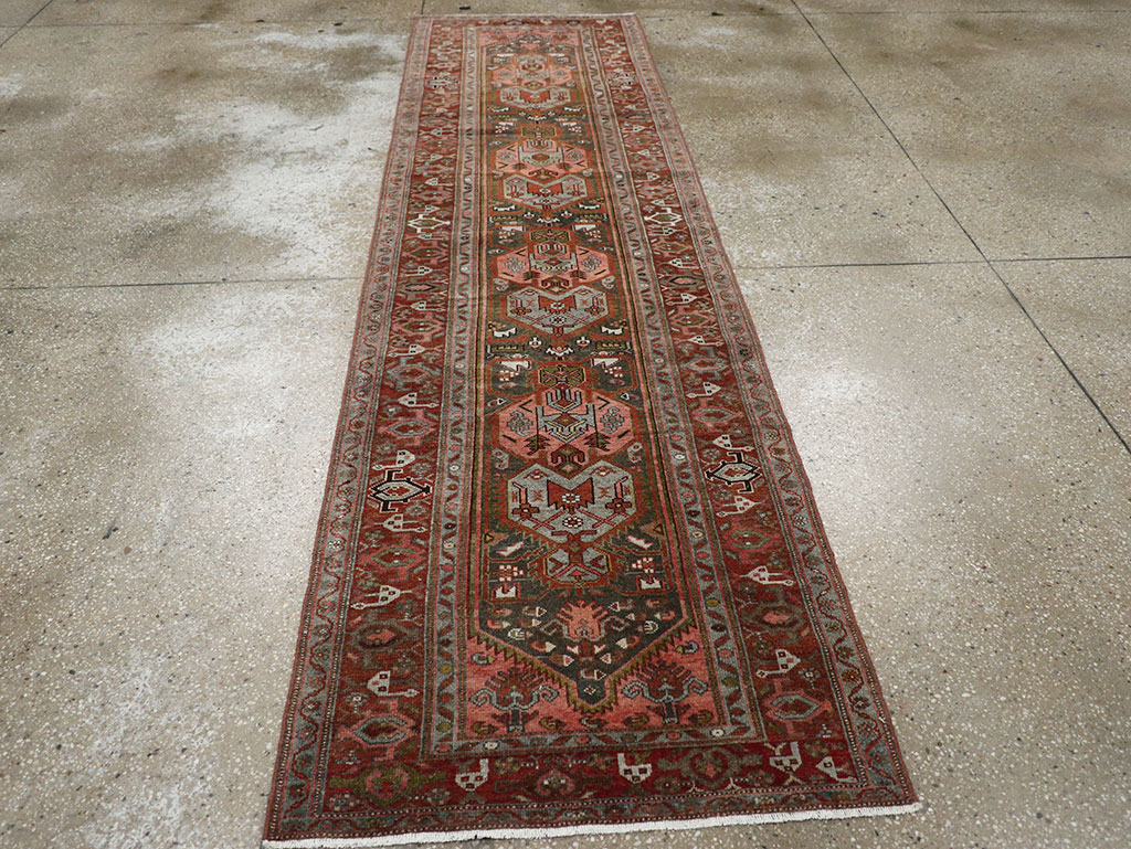 Antique Persian Malayer Runner, No.29629 - Gss