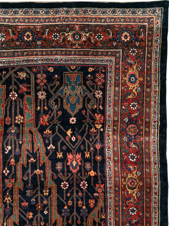 Antique Persian Bidjar Carpet, No.29636 - Gss