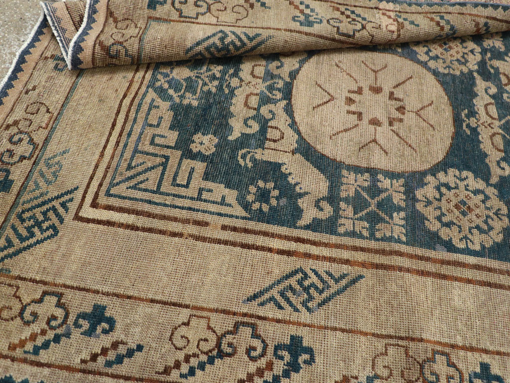 Antique East Turkestan Khotan Gallery Rug, No.29647 - Gss