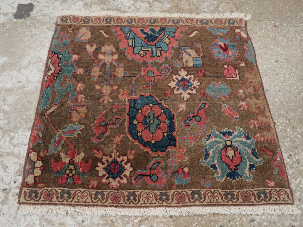 Antique Persian Wagireh Bidjar Sampler Rug, No.29661 - Gss