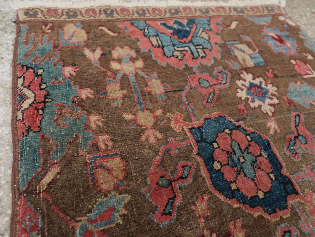 Antique Persian Wagireh Bidjar Sampler Rug, No.29661 - Gss