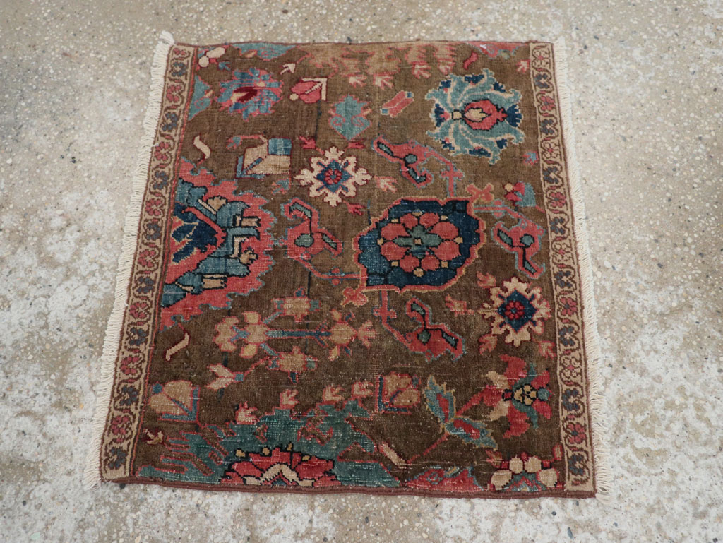 Antique Persian Wagireh Bidjar Sampler Rug, No.29661 - Gss