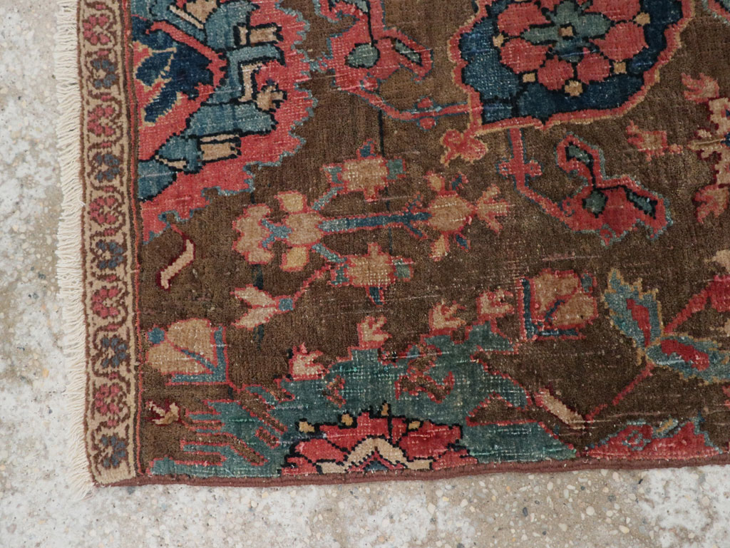 Antique Persian Wagireh Bidjar Sampler Rug, No.29661 - Gss