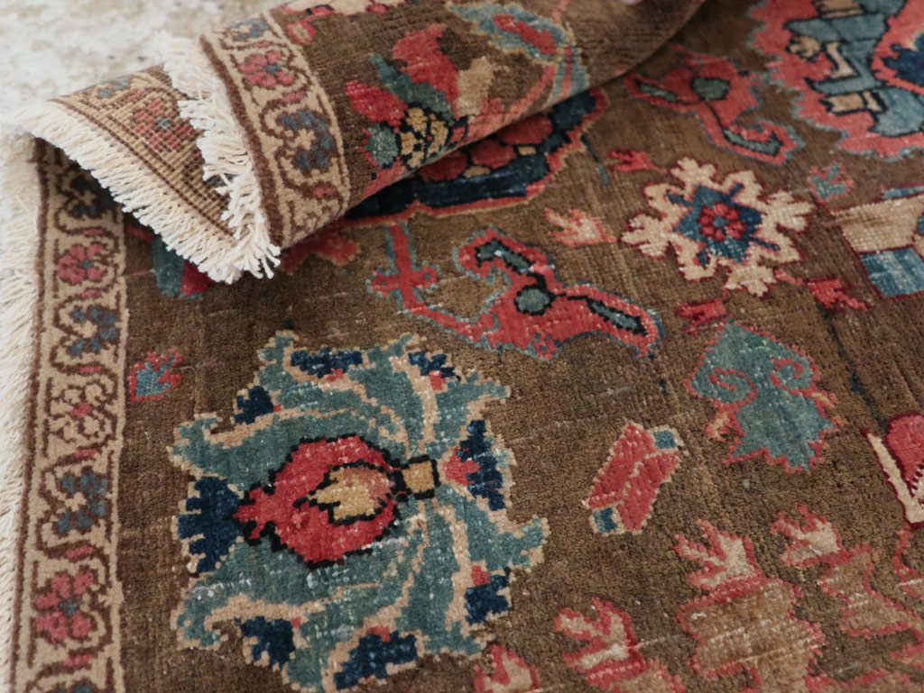 Antique Persian Wagireh Bidjar Sampler Rug, No.29661 - Gss