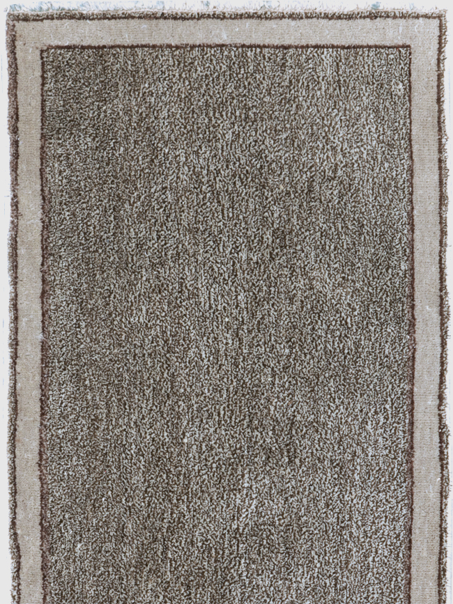 Modern Style Vintage Persian Mashad Small Runner, No.29664 - Gss