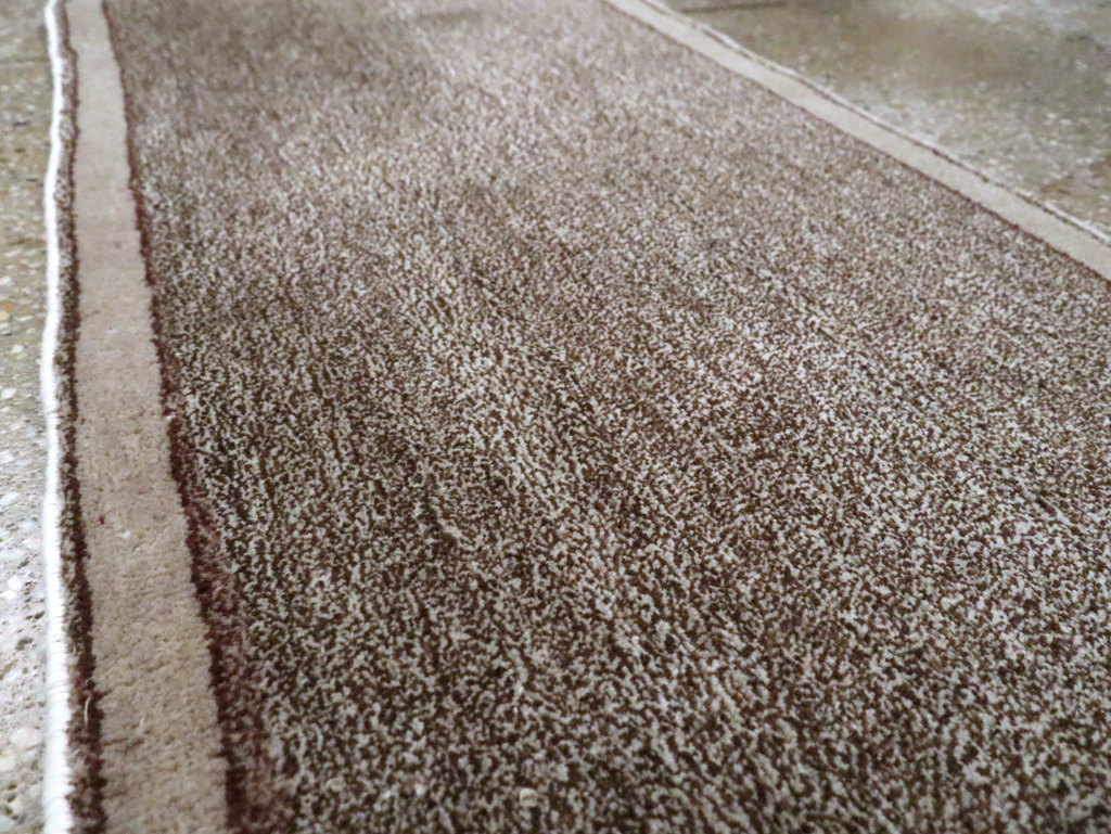 Modern Style Vintage Persian Mashad Small Runner, No.29664 - Gss