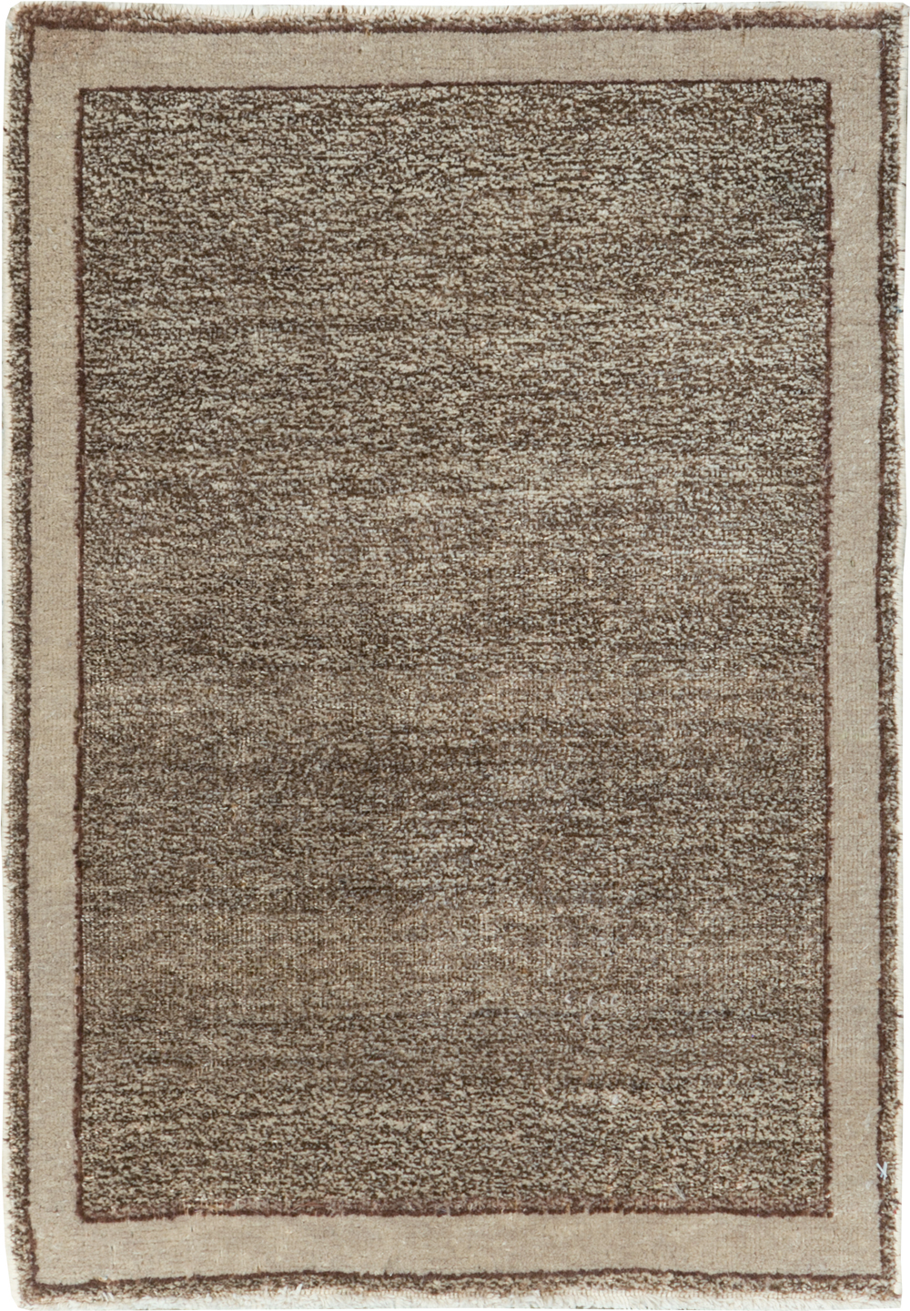 Vintage Persian Mashad Small Throw Rug, No.29665 - Gss