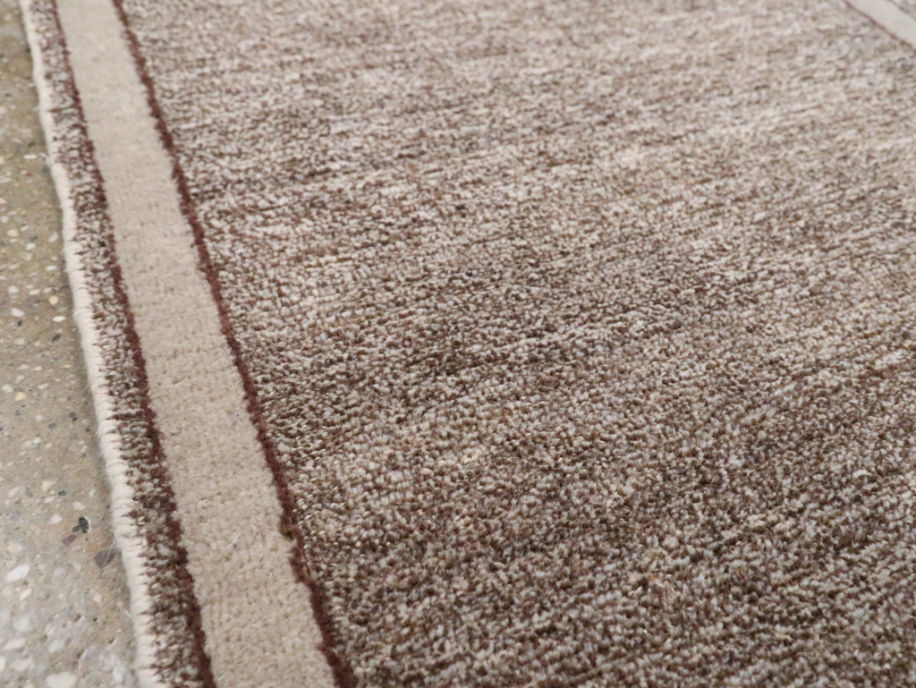 Vintage Persian Mashad Small Throw Rug, No.29665 - Gss