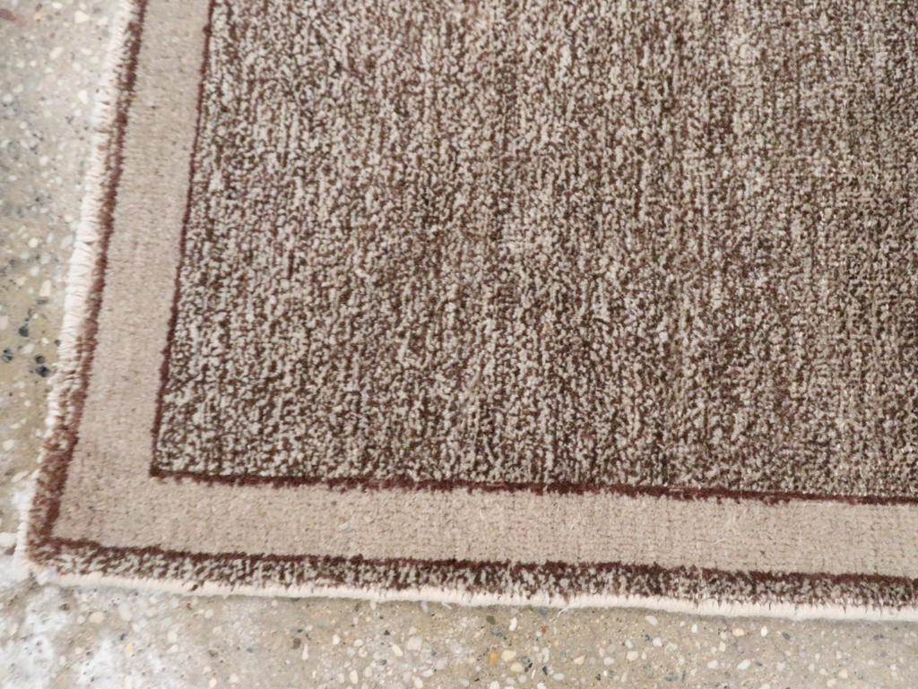 Vintage Persian Mashad Small Throw Rug, No.29665 - Gss