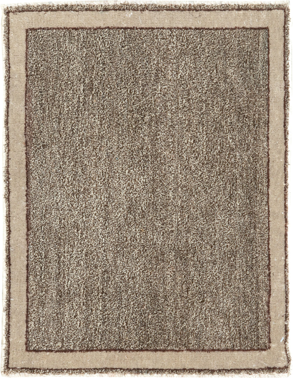 Vintage Persian Mashad Small Throw Rug, No.29666 - Gss