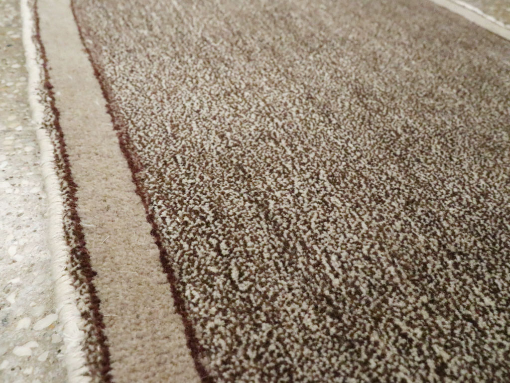 Vintage Persian Mashad Small Throw Rug, No.29666 - Gss