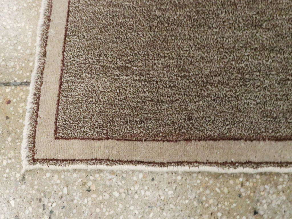 Vintage Persian Mashad Small Throw Rug, No.29666 - Gss