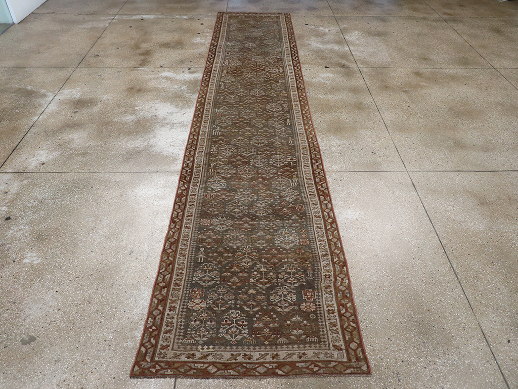 Antique Persian Kurd Long Runner, No.29685 - Gss
