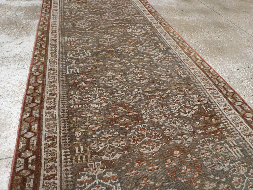 Antique Persian Kurd Long Runner, No.29685 - Gss
