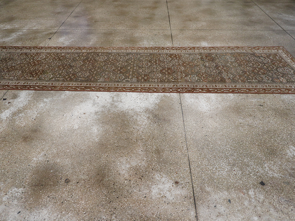 Antique Persian Kurd Long Runner, No.29685 - Gss