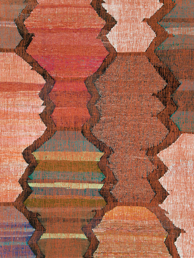 Contemporary Turkish Flatweave Kilim Room Size Carpet, No.29697 - Gss