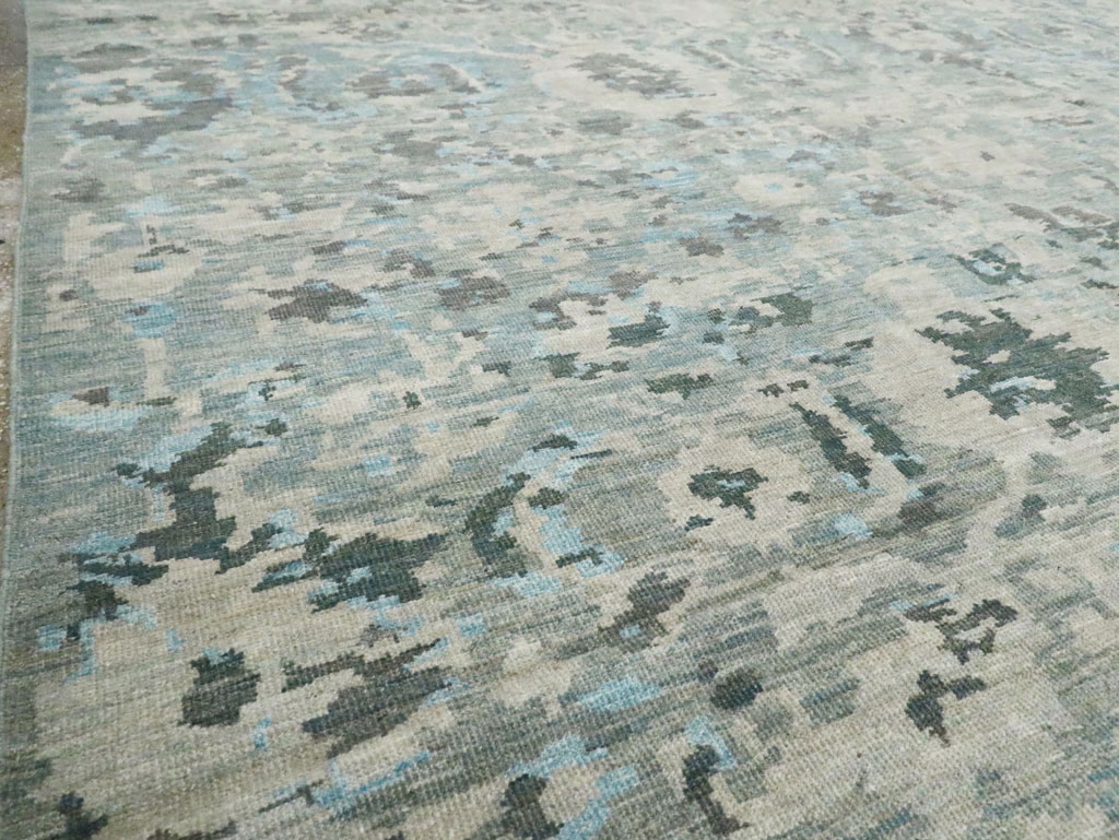 Contemporary Turkish Sultanabad Large Room Size Carpet, No.29700 - Gss