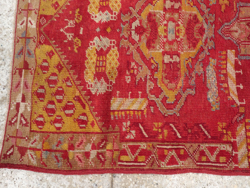 Antique Turkish Anatolian Wagireh Rug, No.29704 - Gss