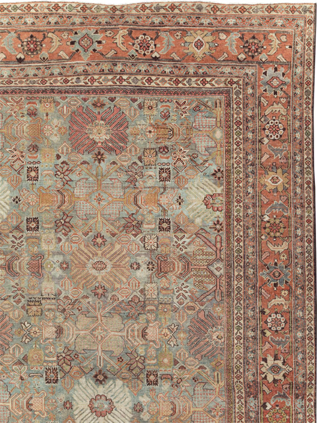 Antique Persian Mahal Carpet, No.29706 - Gss