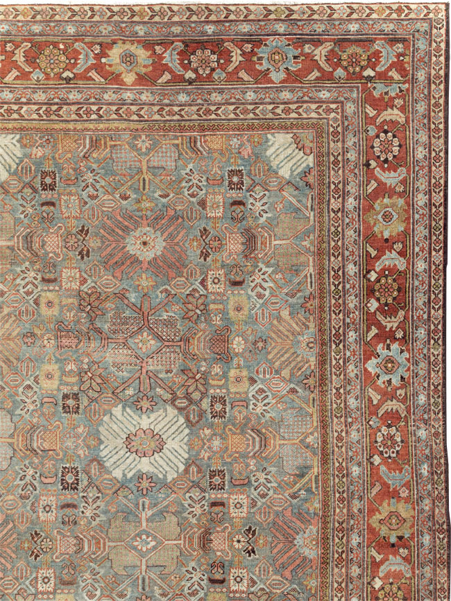 Antique Persian Mahal Carpet, No.29706 - Gss