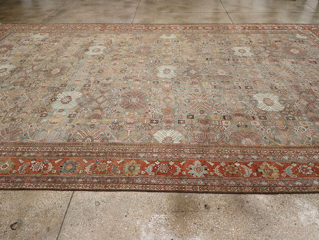 Antique Persian Mahal Carpet, No.29706 - Gss