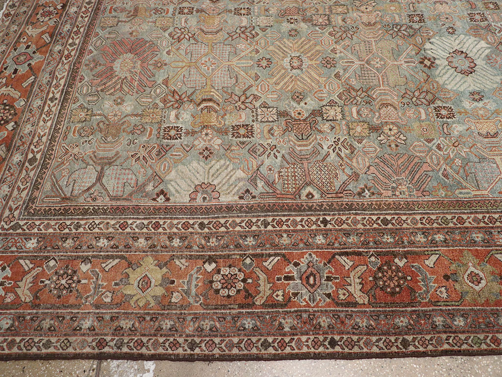 Antique Persian Mahal Carpet, No.29706 - Gss
