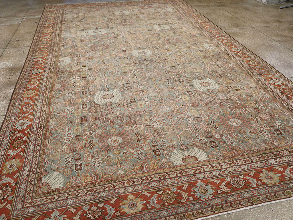 Antique Persian Mahal Carpet, No.29706 - Gss