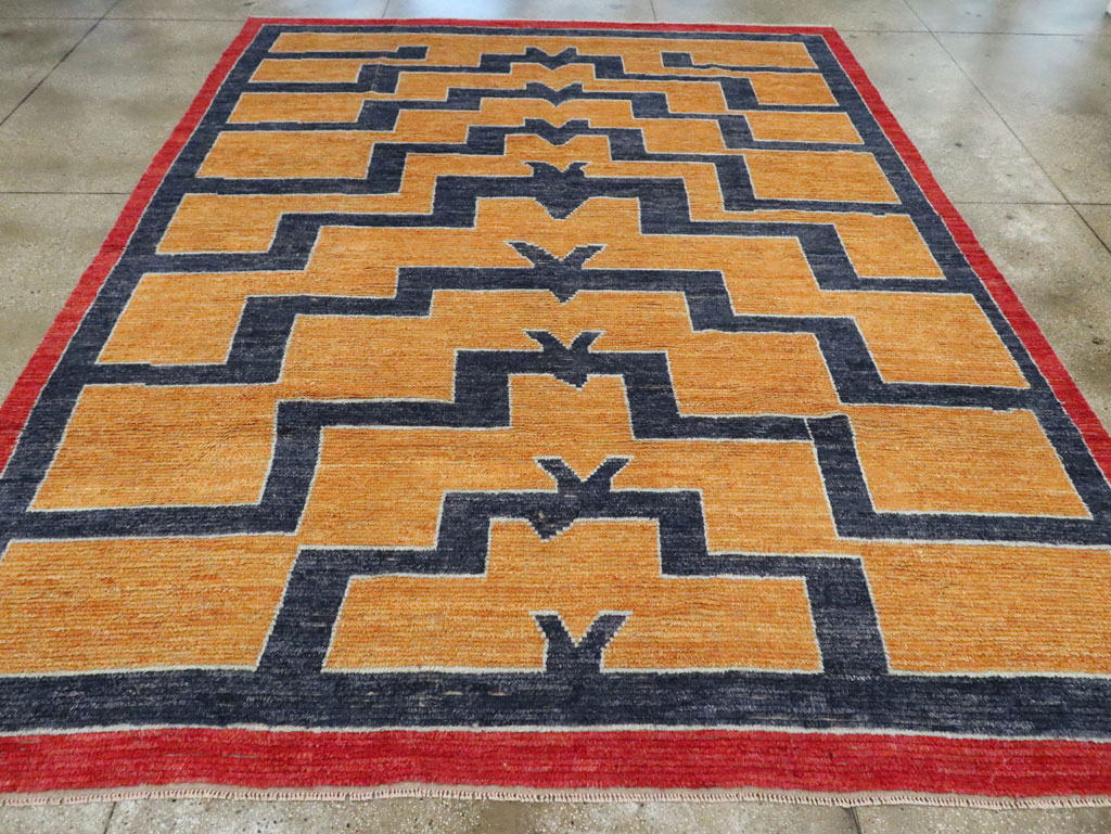 Contemporary Turkish Tulu Room Size Carpet, No.29707 - Gss