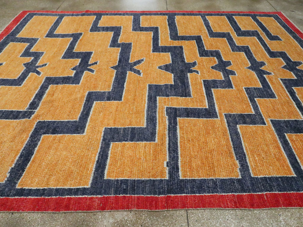 Contemporary Turkish Tulu Room Size Carpet, No.29707 - Gss