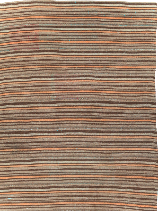Vintage Persian Flatweave Kilim , No.29711 - Gss