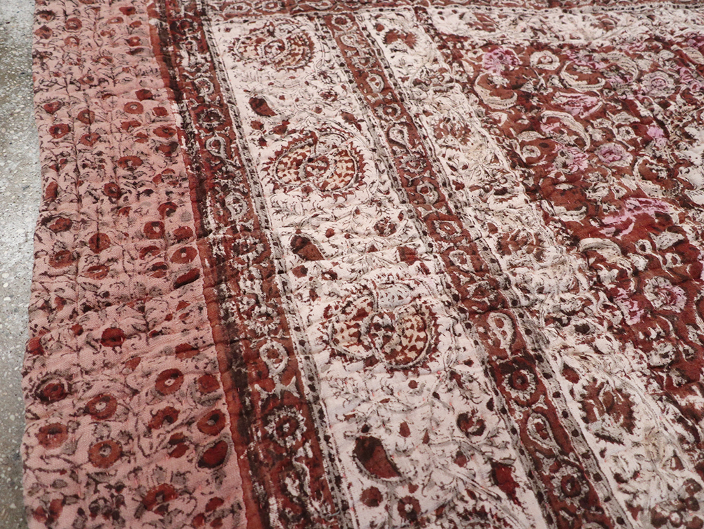 Vintage Persian Lahaf Blanket, No.29712 - Gss