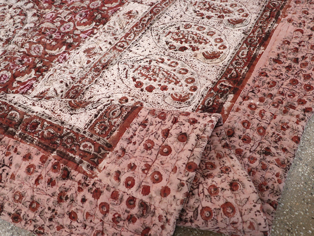 Vintage Persian Lahaf Blanket, No.29712 - Gss