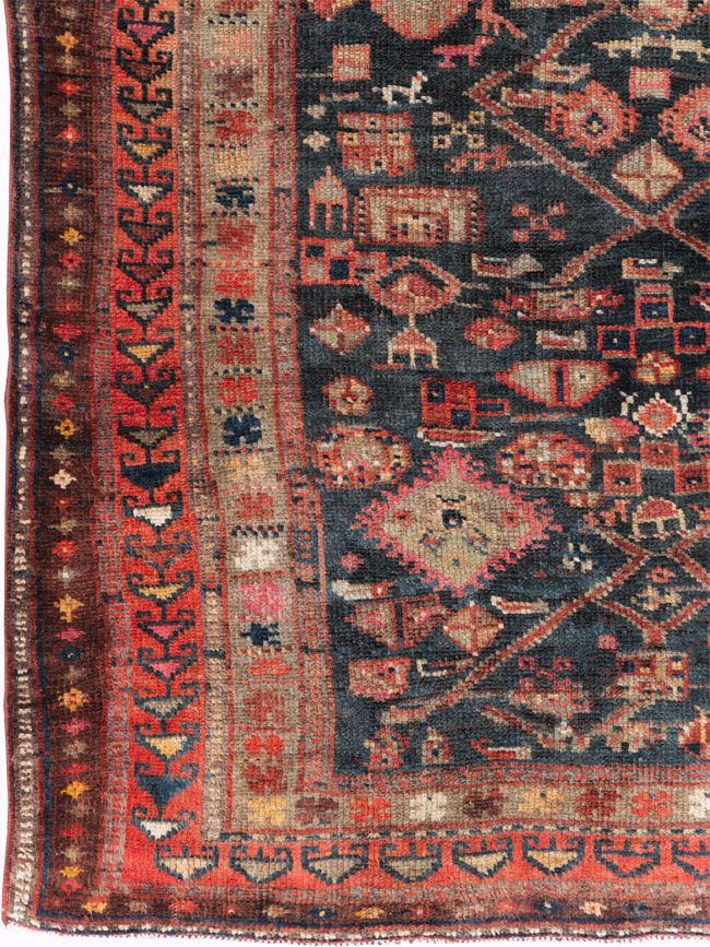 Antique Persian Lori Gallery Rug, No.29714 - Gss
