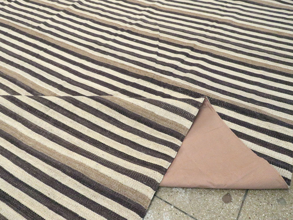 Contemporary Turkish Flatweave Kilim Oversize Carpet, No.29726 - Gss