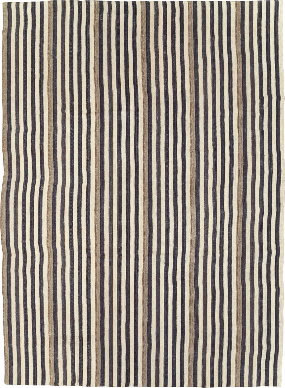 Modern Turkish Flatweave Kilim Room Size Carpet, No.29727 - Gss