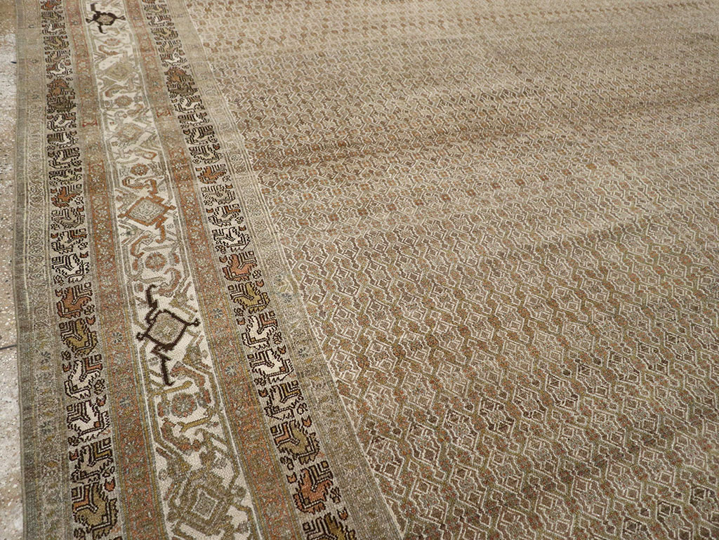 Antique Persian Bibikabad Large Room Size Carpet, No.29736 - Gss