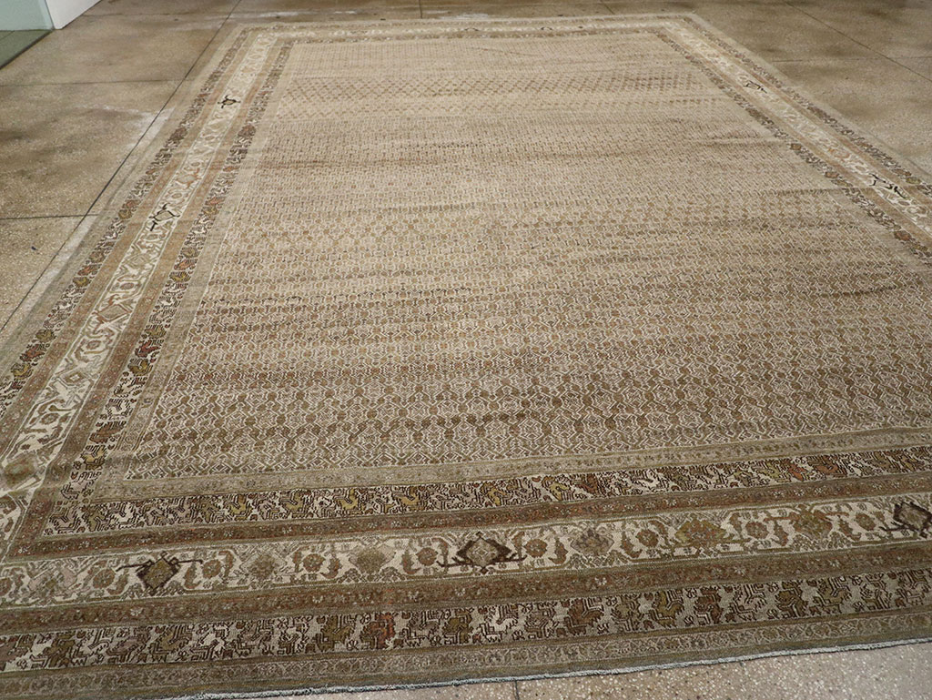 Antique Persian Bibikabad Large Room Size Carpet, No.29736 - Gss