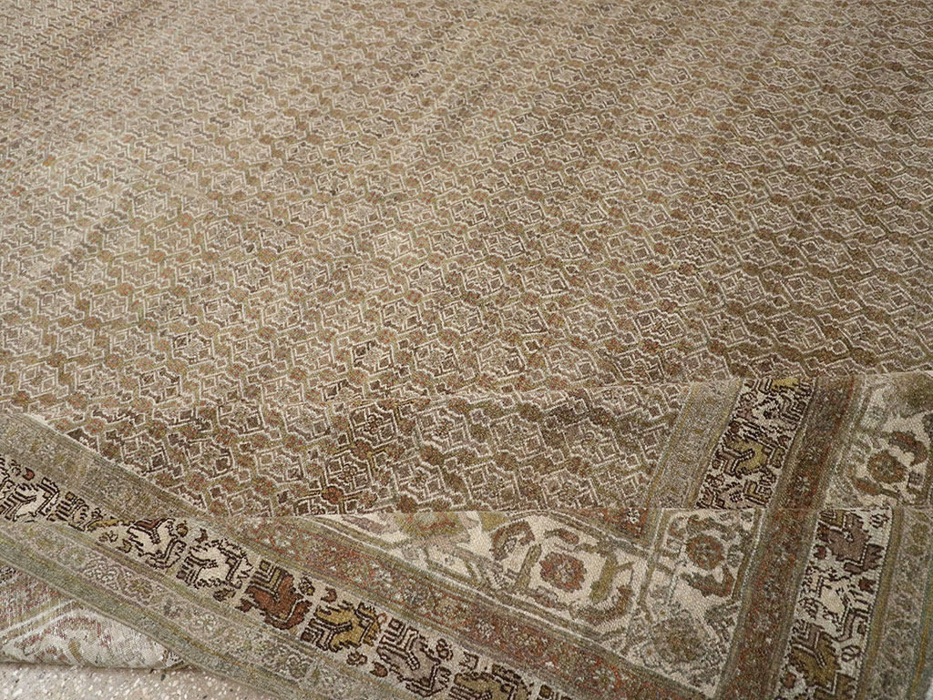 Antique Persian Bibikabad Large Room Size Carpet, No.29736 - Gss