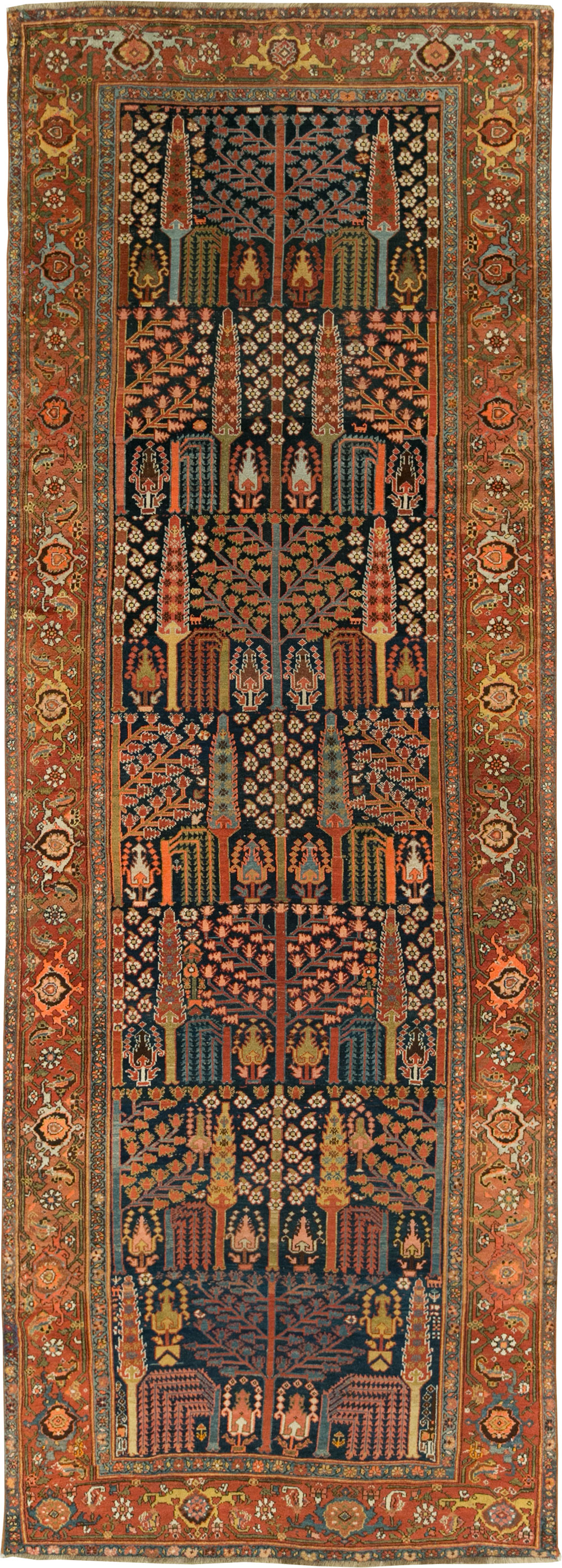 Antique Persian Kurd Gallery Carpet, No.29737 - Gss