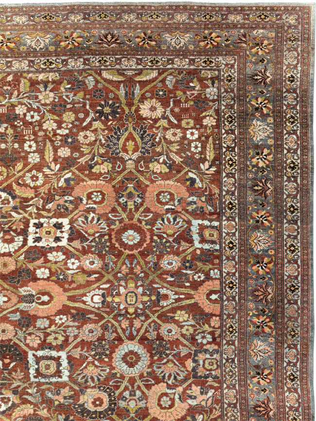 Antique Persian Bidjar Carpet, No.29741 - Gss