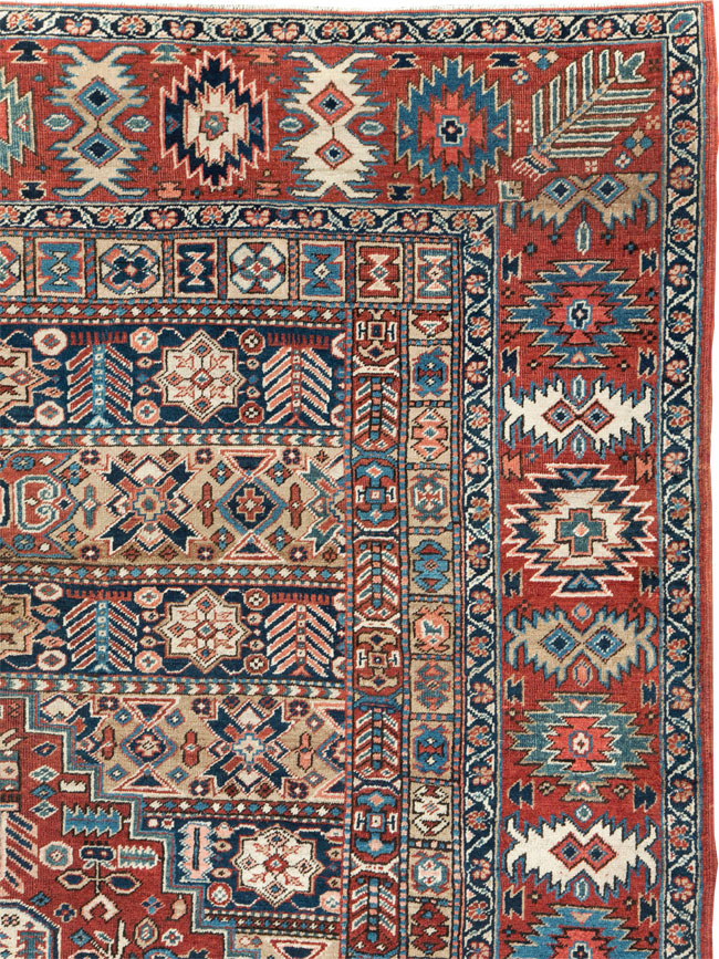 Antique Persian Heriz Room Size Carpet, No.29743 - Gss