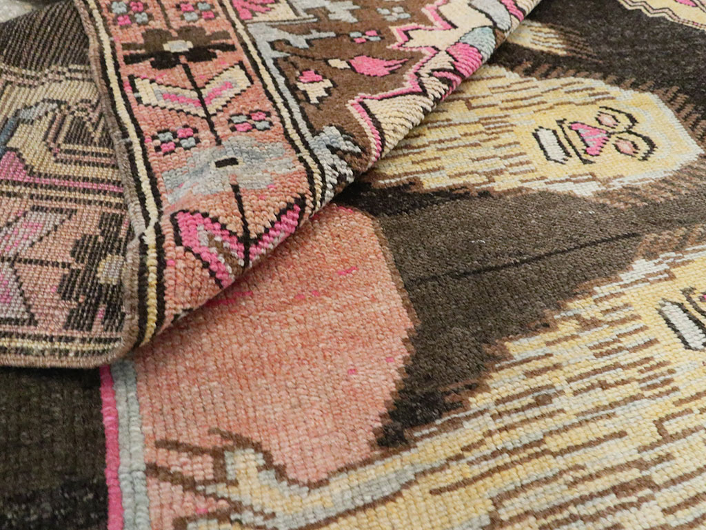 Vintage Pictorial Karabagh Rug, No.29756 - Gss