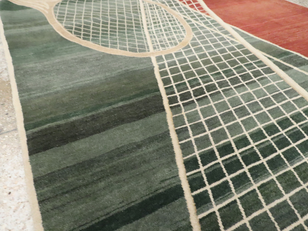 Modern Persian Tabriz Pictorial Rug (Pair: 1 of 2), No.29763 - Gss