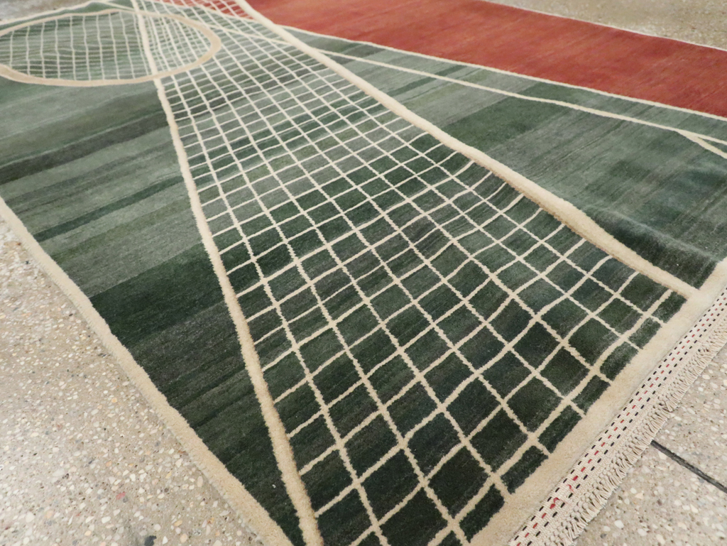 Modern Persian Tabriz Pictorial Rug (Pair: 1 of 2), No.29763 - Gss