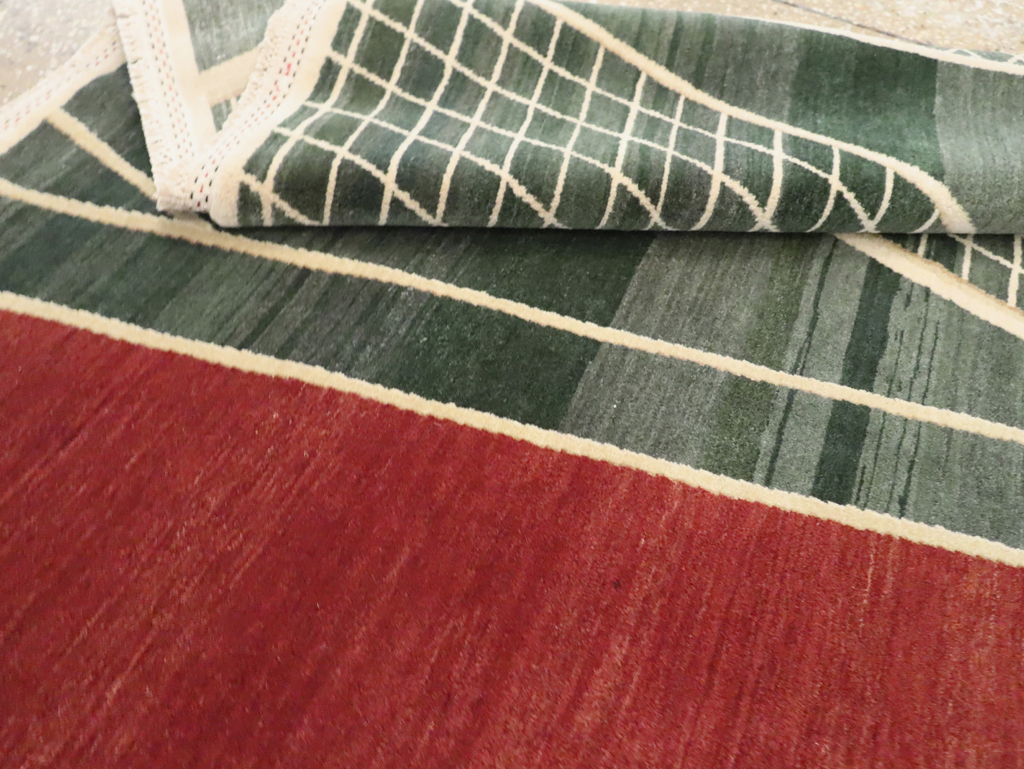 Modern Persian Tabriz Pictorial Rug (Pair: 1 of 2), No.29763 - Gss